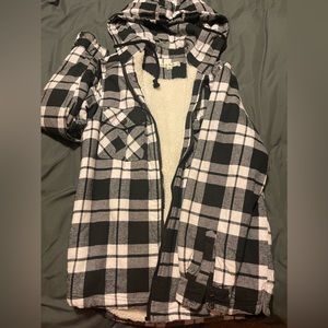 Hooded Fleece Lined Flannel